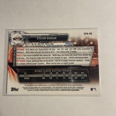 2017 Bowman Chrome Prospect Auto Gold Refractor /50 Steven Duggar #CPA-SD Auto