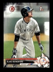 2017 Bowman Prospects Blake Rutherford #BP121 NY Yankees 1st RC