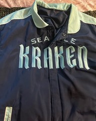 Seattle Kraken XL Men’s Jacket JH Designs NHL Excellent 53” Chest Warm Coat