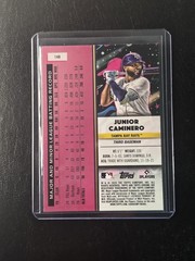 2025 Topps Cosmic Chrome Junior Caminero #148 Rays Base Card