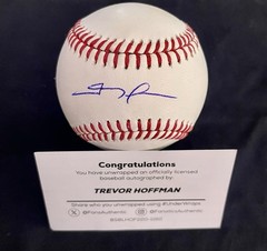 Trevor Hoffman Signed Official MLB Baseball Fanatics Under Wraps Padres HOF