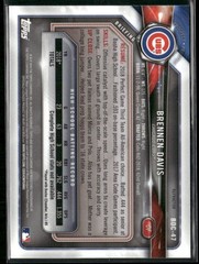 2018 Bowman Draft #BDC-47 Brennen Davis Chrome Refractors