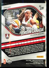 2025 Panini Prizm WNBA Jordin Canada White Seismic Prizms #120 Atlanta Dream