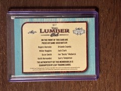 2025 Leaf Lumber Club 1/3 Hornsby Huggins Smith Hernandez Cepeda Bat Relic