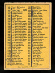 1974 TOPPS OPC O PEE CHEE BASEBALL #637 MARKED CHECKLIST VG-EX (529-660) Card