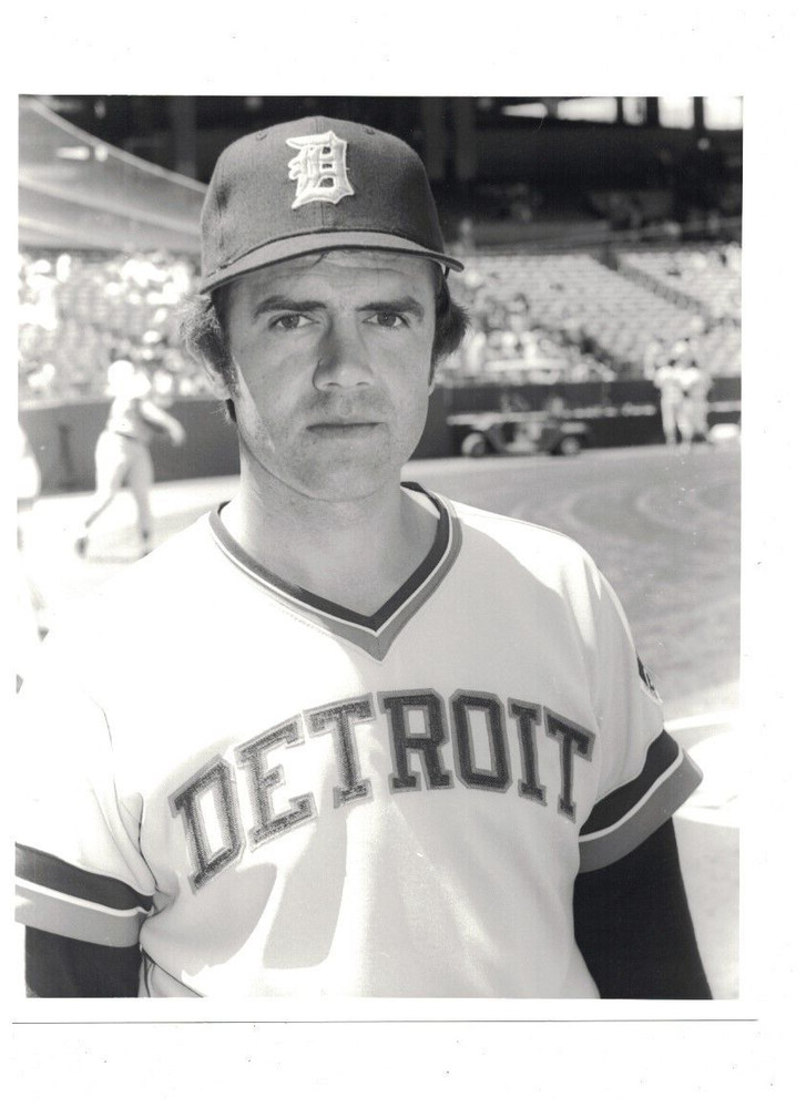 Bill Laxton Detroit Tigers 8×10 Vintage Baseball Photo RH5