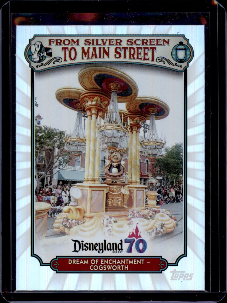 2025 Topps Disneyland 70th Anniversary #MS-14 Dreams of Enchantment Cogsworth