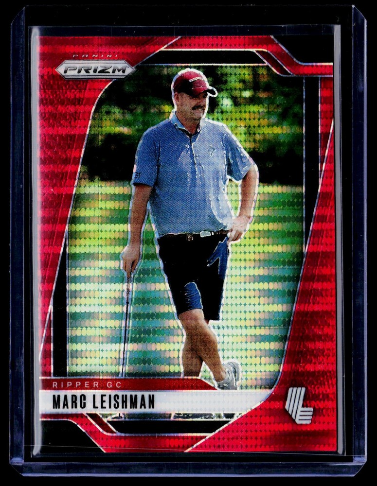 2025 Panini Prizm LIV #39 Marc Leishman Red Pulsar #/299