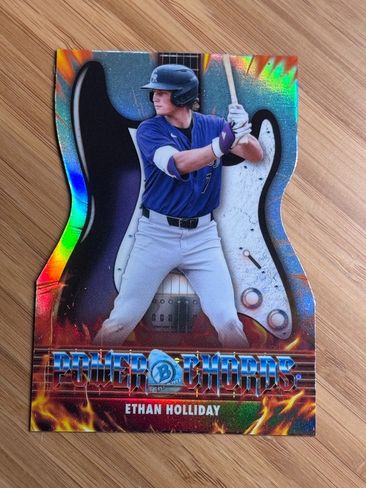 Ethan Holliday 2026 Bowman – Power Chords Colorado Rockies #PC-20