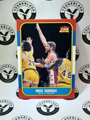 1986 Fleer #38 Mike Gminski New Jersey Nets