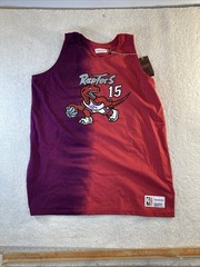 Vince Carter Toronto Raptors NBA Mitchell & Ness TieDye Tank Top Purple/Red 2XLB