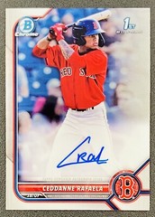 QTY AVL Ceddanne Rafaela Auto 1st Bowman Chrome Autograph Boston Red Sox