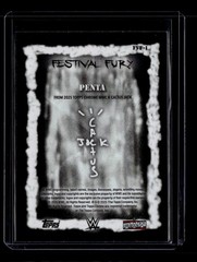 2025 Topps Chrome Cactus Jack WWE Festival Fury Green Refractor fvf1 Penta 27/99
