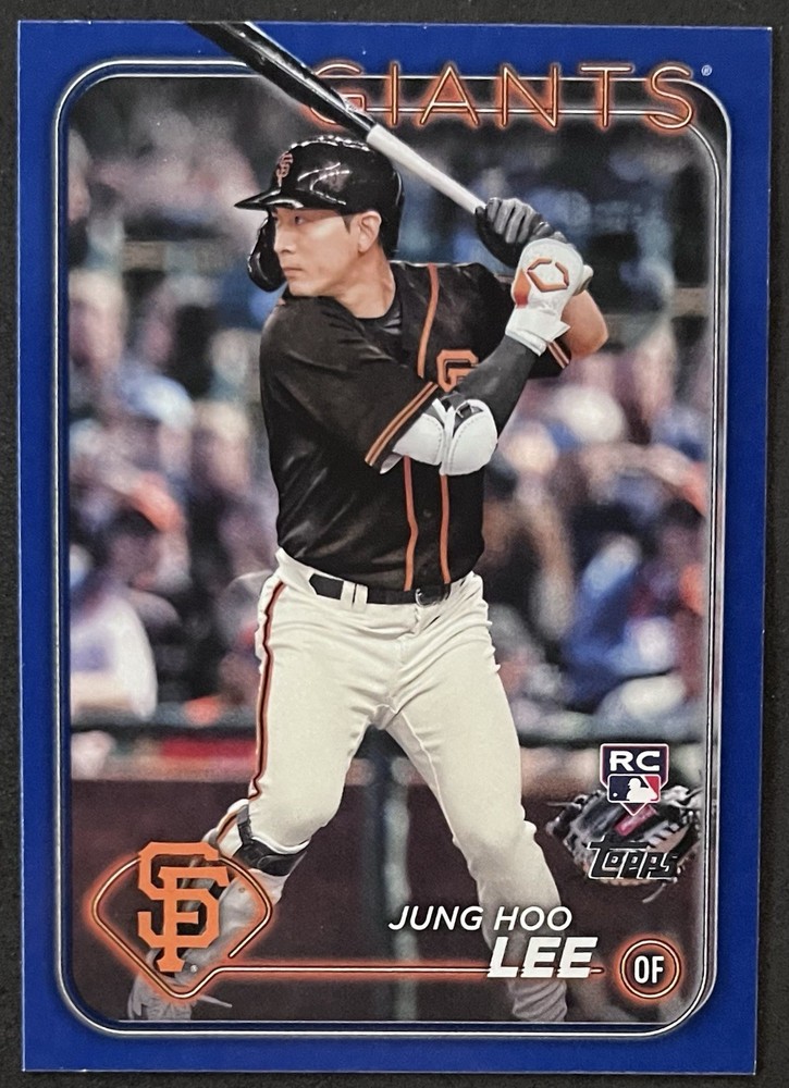 2024 Topps Series 2 Jung-Hoo Lee #691 Royal Blue RC San Francisco Giants