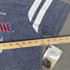 Colorado Avalanche Shirt Womens Large Blue NHL Hockey Soft As A Grape Tee