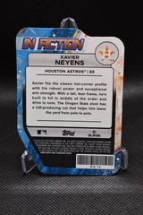 Xavier Neyens /199 Bowman Chrome In Action Pink Mojo Houston Astros