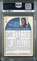 1990 HOOPS SHOWS MICHAEL JORDAN #223 SAM VINCENT PSA 7