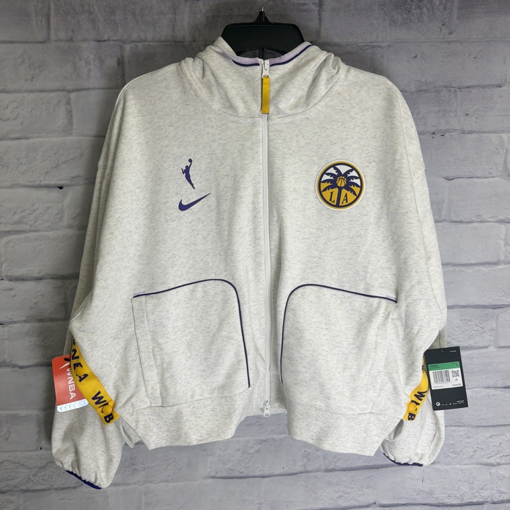 WNBA LOS ANGELES SPARKS NIKE PRATICE HOODIE GRAY WOMEN&rsquo;S SIZE XL NWT