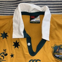 Vintage 2000s Australia Wallabies Rugby Shirt 3XL Canterbury Long Sleeve Jersey