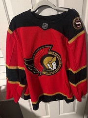 Ottawa Centers Fanatics Red Home Alternate Jersey Size 52 / Men&rsquo;s Large NWOT