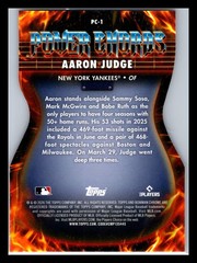 2026 Bowman #PC-1 Aaron Judge Power Chords
