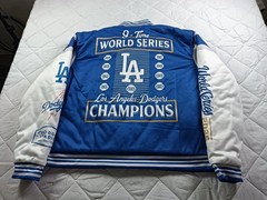 Dodgers World Series 2025 Champions Baseball Jacket Adult and Kid s1