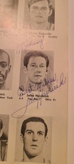 1969 Chicago Bulls Program Celtics John Havlicek DOUBLE SIGNED Auto Dick Motta