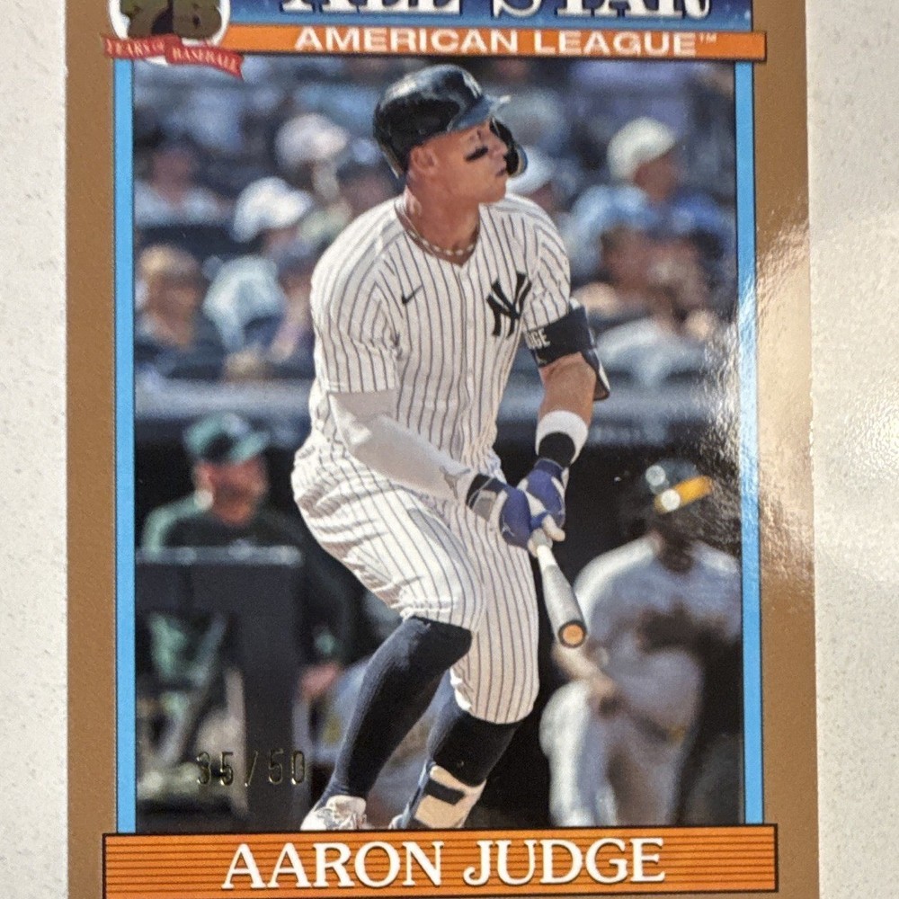 Topps 2025 All-Star Aaron Judge New York Yankees #91AS-1 Insert 35/50