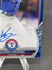 2023 1st Bowman Gleider Figuereo Blue Refractor Auto/150 #CPA-GF Rangers 🔥🔥📈