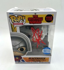 JOHN CENA Signed Peacemaker Funko Pop #1110 The Suicide Squad – COA & PICTURE