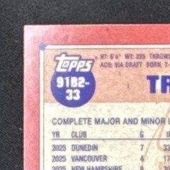 2026 Topps Series 2 Trey Yesavage #91B2-33 1991 Silver Crackle Foil RC Blue Jays
