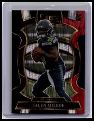 2025 Panini Select #14 Jalen Milroe Black and Red Prizm Shock