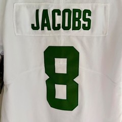 NEW YOUTH X-LARGE Green Bay Packers Josh Jacobs #8 White Stitched XL Jersey KIDS