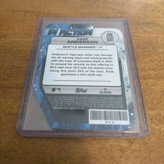 2025 Bowman Draft Chrome Kade Anderson In Action Die Cut Refractor Mariners