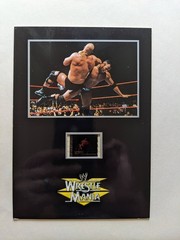 WWE WWF WRESTLEMANIA XV 15 SENITYPE FILM CELL Wrestling Dwayne Johnson StoneCold