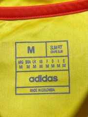 Adidas Columbia Soccer Jersey Men’s Size Medium Yellow Slim Fit 2024