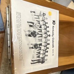 Kentucky Colonels 1974-75 ABA Basketball Original Team Photo w/ Letter of Auth