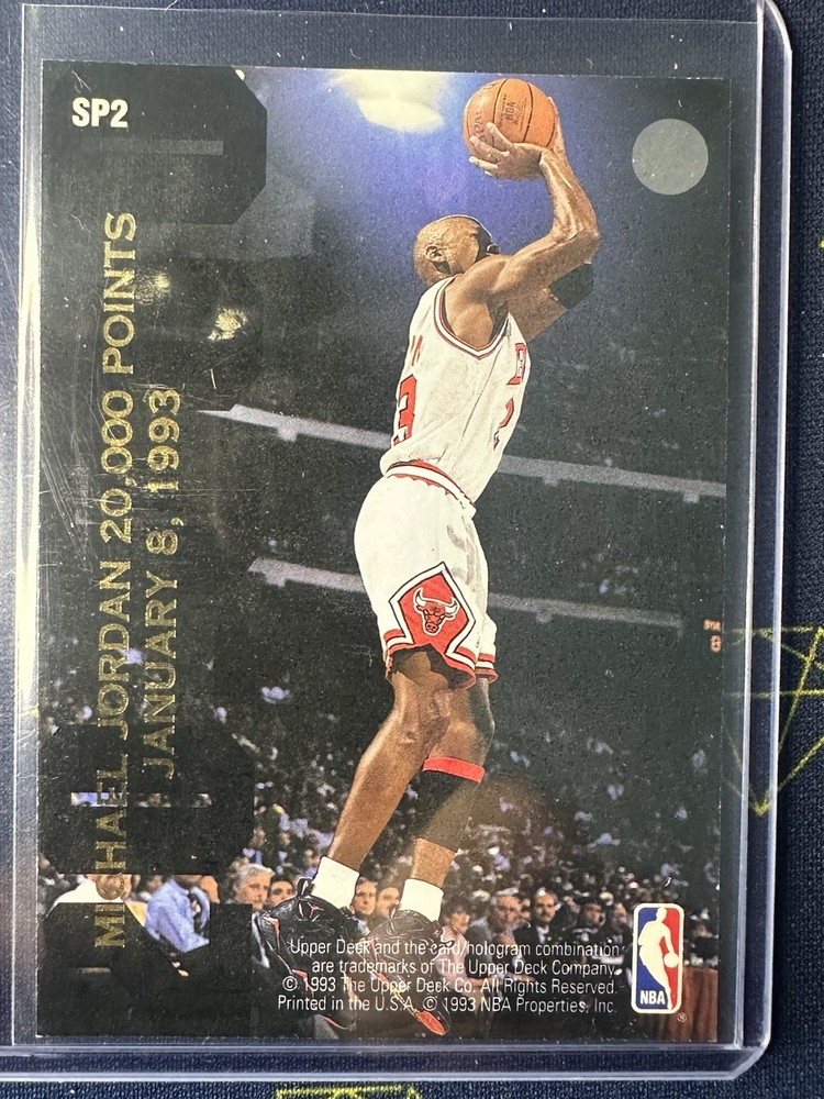 1992-93 Upper Deck Dominique Wilkins/Michael Jordan 20,000 points SP2