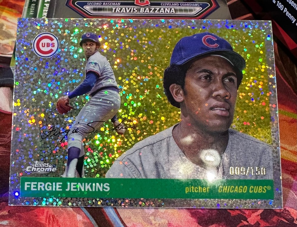 2025 Topps Chrome Platinum Fergie Jenkins Speckle /150 – Chicago Cubs