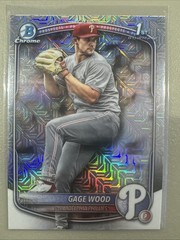 2025 Bowman Draft #BDC-4 Gage Wood Chrome Mojo Refractor