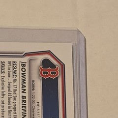 2026 Bowman Chrome X-Fractor 1st Auto #CPA-NT Nelly Taylor Red Sox Auto /150