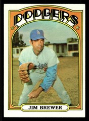 1972 Topps Jim Brewer #151 – Los Angeles Dodgers – EX