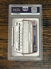 2023 Bowman Draft AJ Ewing True Blue Refractor Auto /150 PSA 9