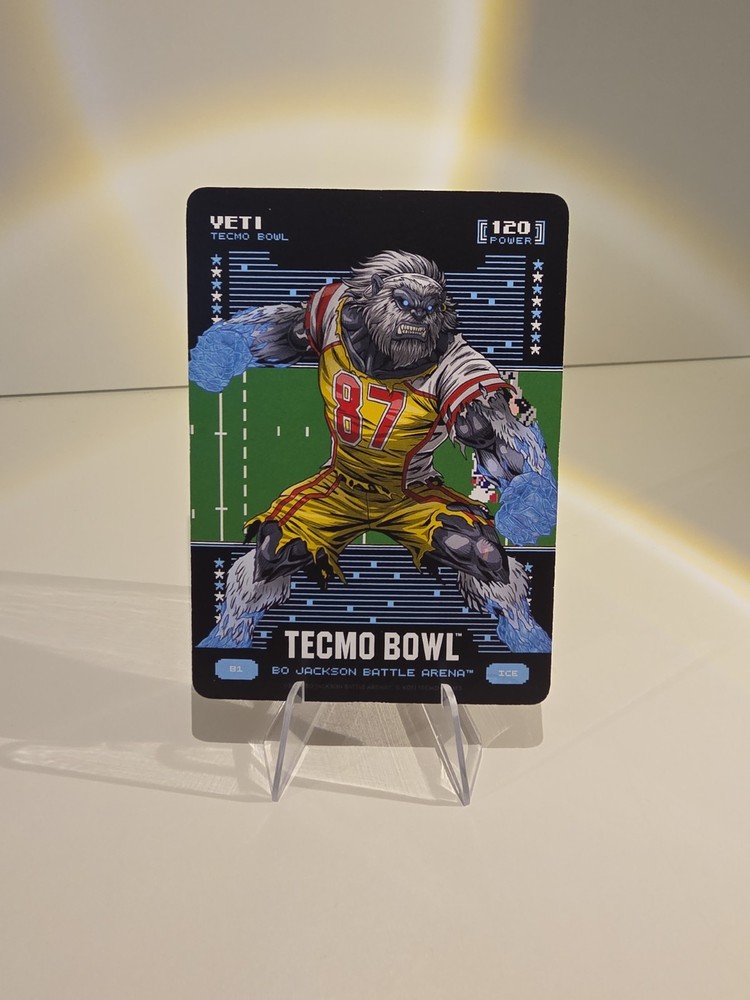 2026 Bo Jackson Battle Arena Tecmo Bowl Yeti Travis Kelce Ice BattleFoil
