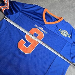 The Waterboy Bobby Boucher Jersey Mens 2XL Blue Orange #9 Football Bourbon Bowl
