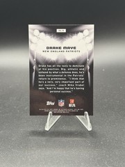 2025 TOPPS CHROME BLACK FOOTBALL HIT THE LIGHTS DRAKE MAYE #HL-5 SSP Patriots