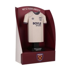 West Ham Metal Football Shirt Personalised Hammers 2025/26 Away Kit Alloy Shirt