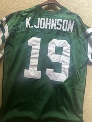 Authentic NY Jets Keyshawn Johnson Vintage Starter Jersey 52 Sewn NFL