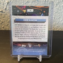 2026 WWE Topps Cosmic Chrome Drew McIntyre #40 Magenta Cosmos Refractor /299