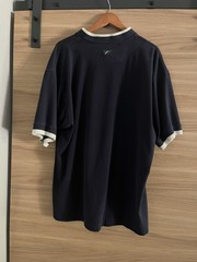 Chicago Bears Cutter & Buck Navy Polo with White Trim and Orange &lsquo;C&rsquo; Embroidery